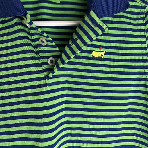 The Masters Green Navy Child Polo (2T)