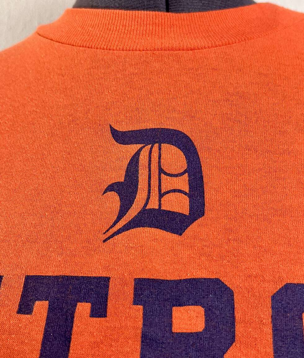 Detroit Tigers Orange “D” Tee – Classic Motor City Style - Image 2