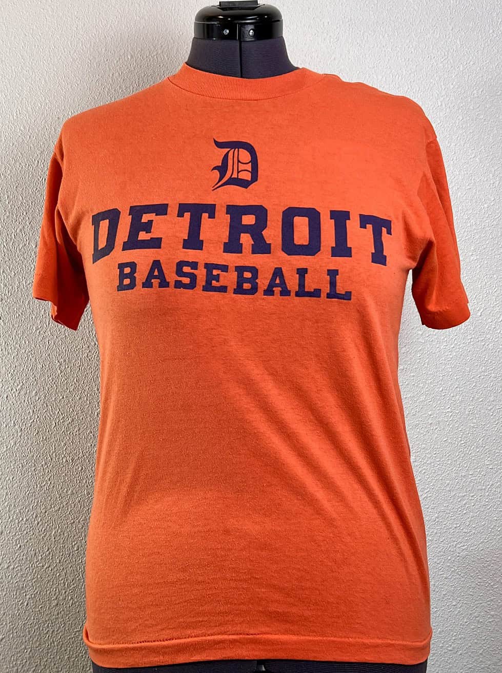 Detroit Tigers Orange “D” Tee – Classic Motor City Style