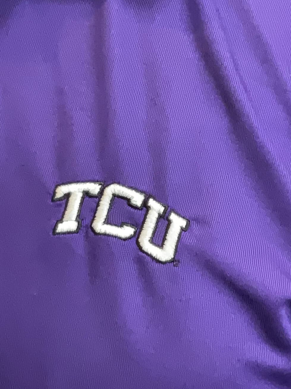 TCU Purple Under Armour Golf Shirt (S) - Image 2