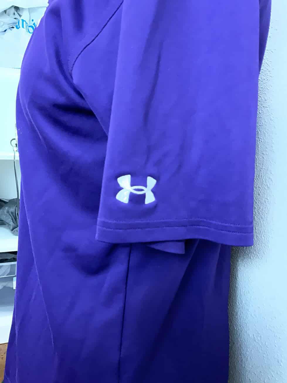 TCU Purple Under Armour Golf Shirt (S) - Image 3