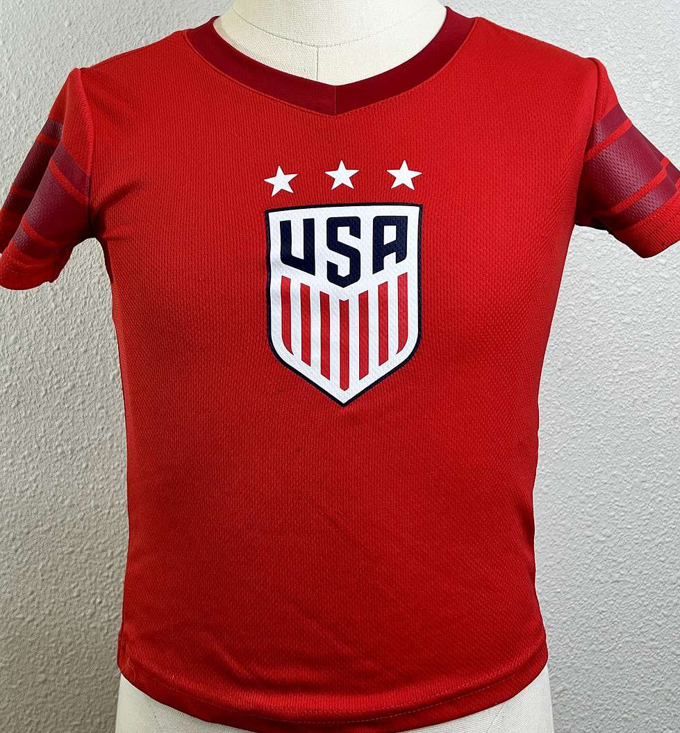 Youth Alex Morgan USWNT Team USA Red Jersey (XS)