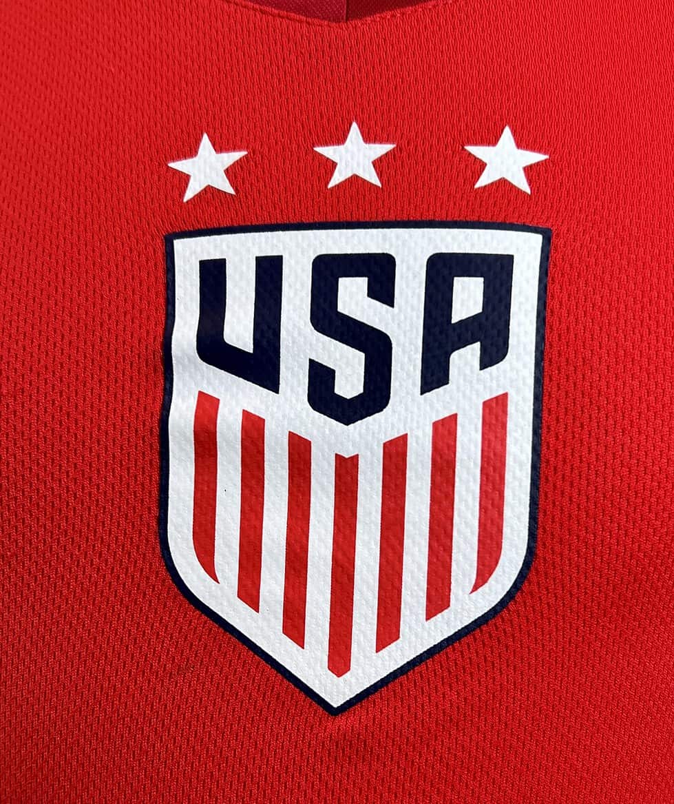 Youth Alex Morgan USWNT Team USA Red Jersey (XS) - Image 4