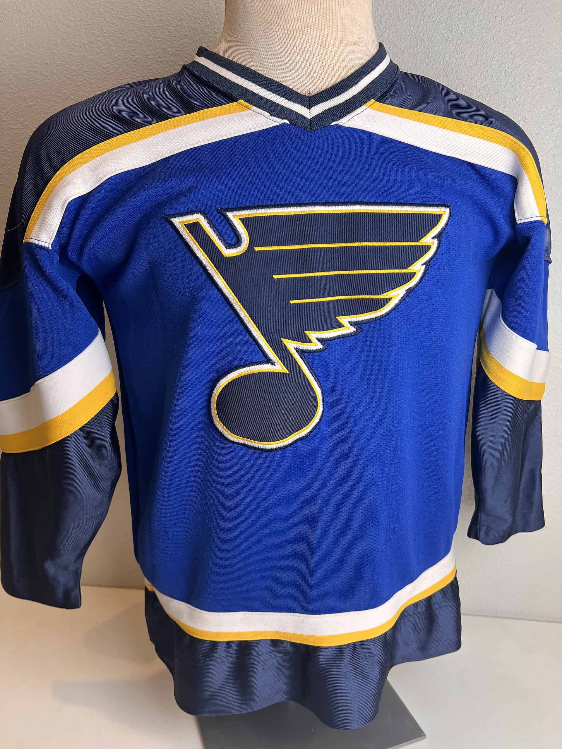 yellow st louis blues shirt