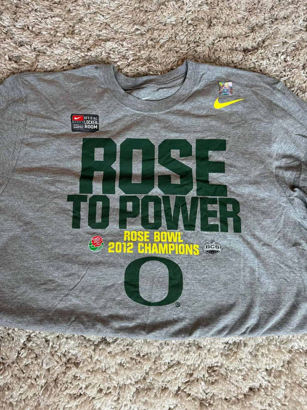 University of Oregon Men's XL Rose Bowl 2012 NWT