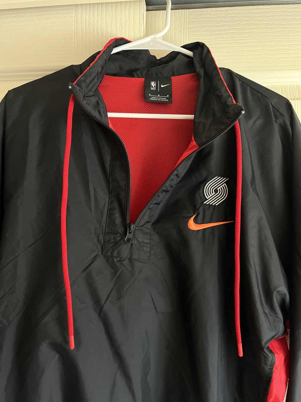 Blazer Half-Zip Winderbreaker closeup