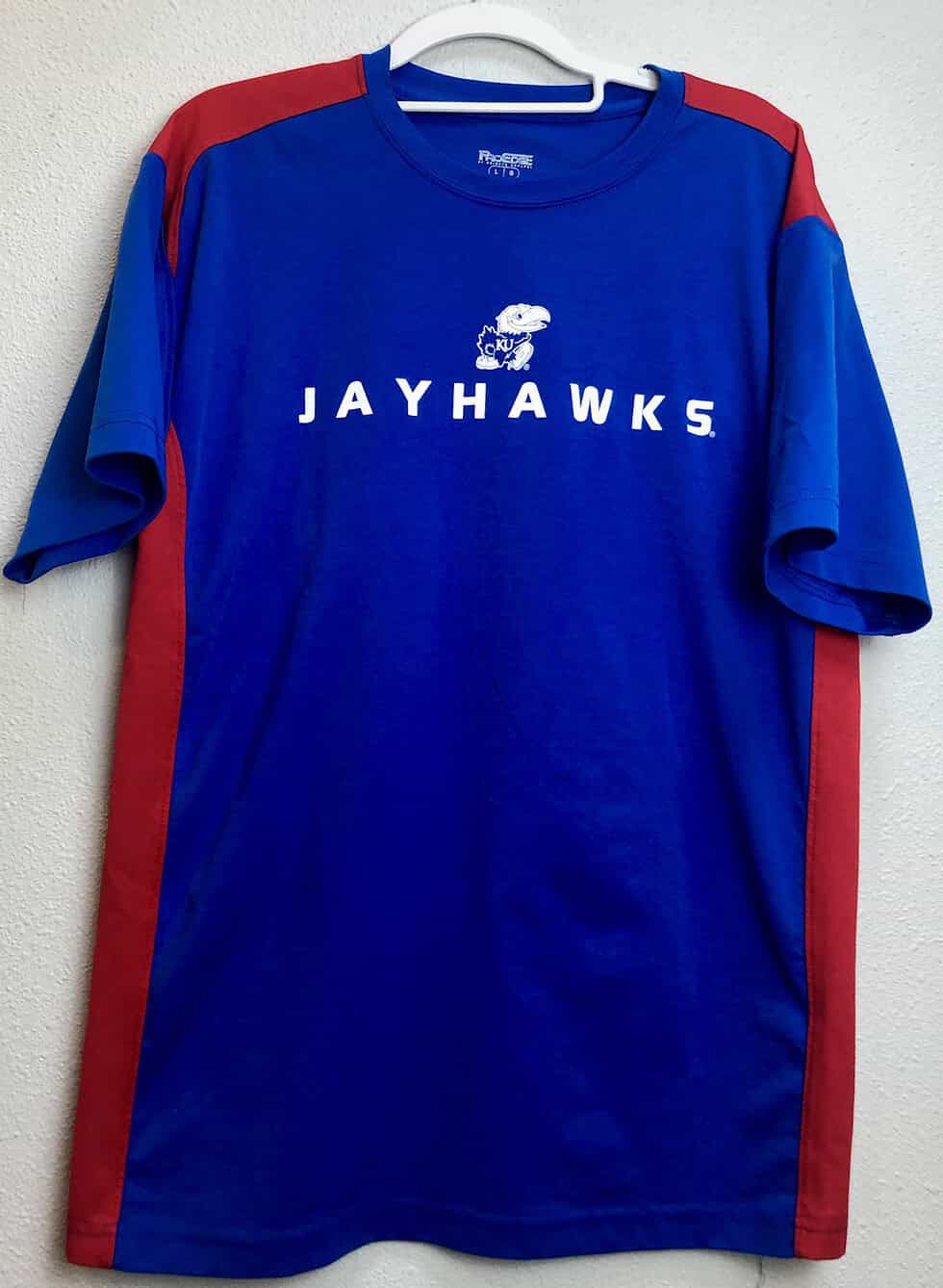 Kansas Jayhawks ProEdge Basketball Tee (Large)