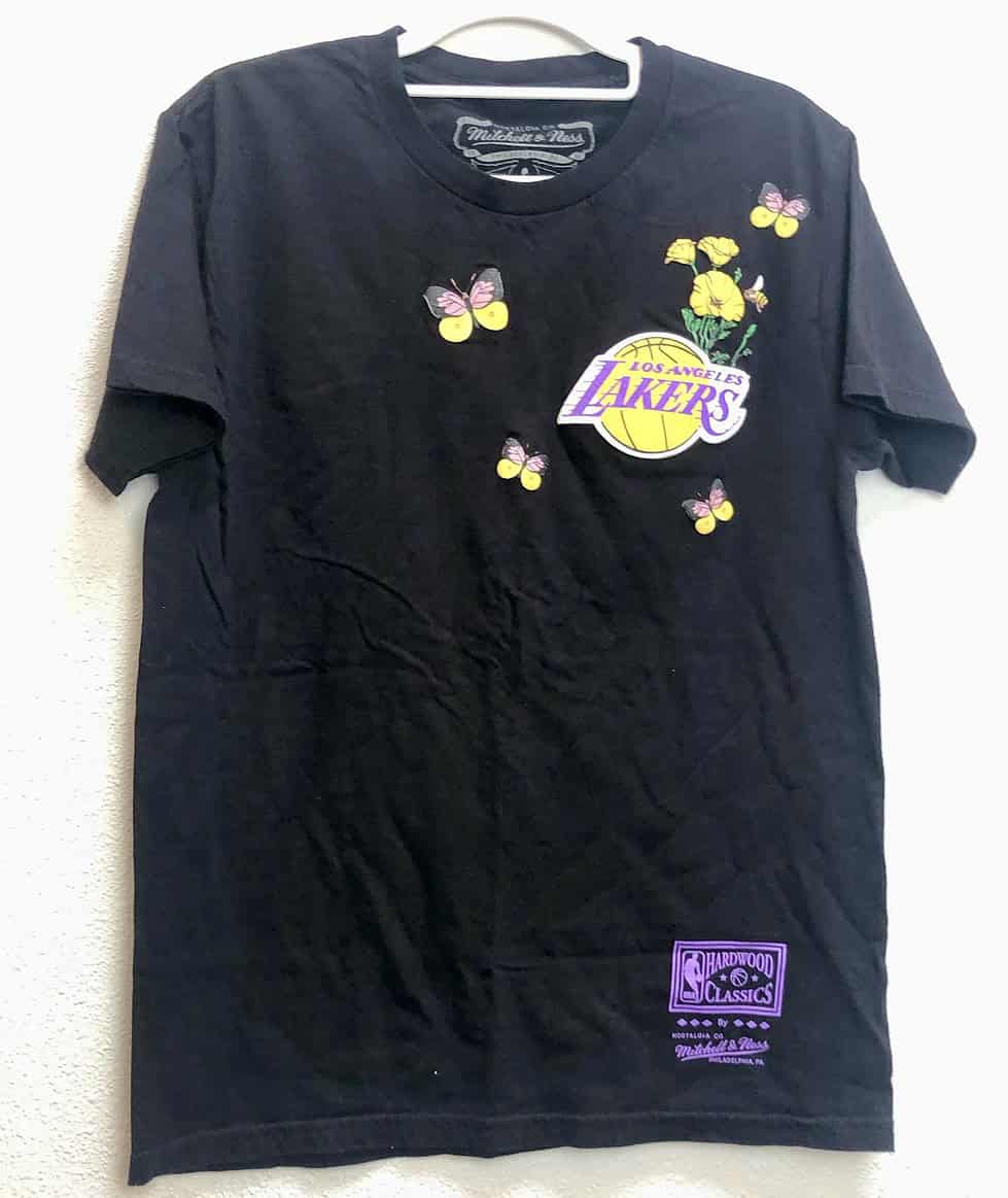 LA Lakers Mitchell & Ness Hardwood Classic Tee