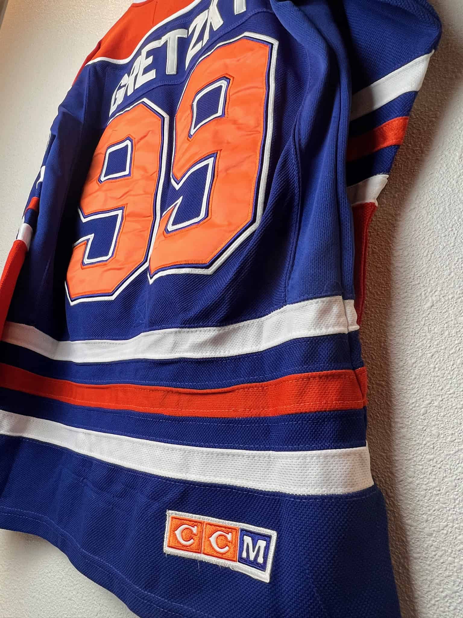 Wayne Gretzky Edmonton Oilers Vintage CCM Jersey