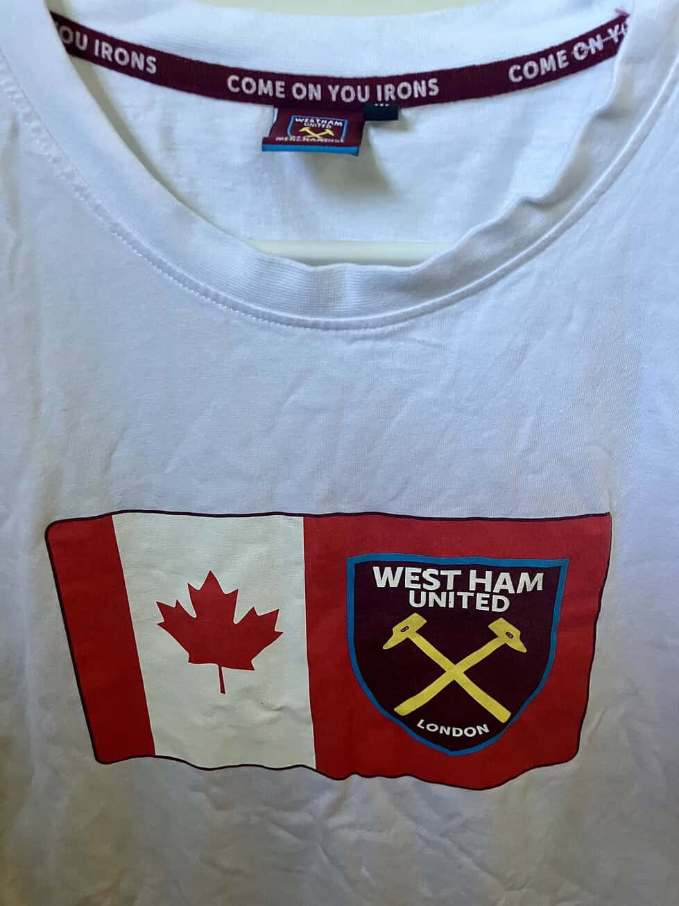 West Ham United x Canada Flag Tee (Medium) - Image 2