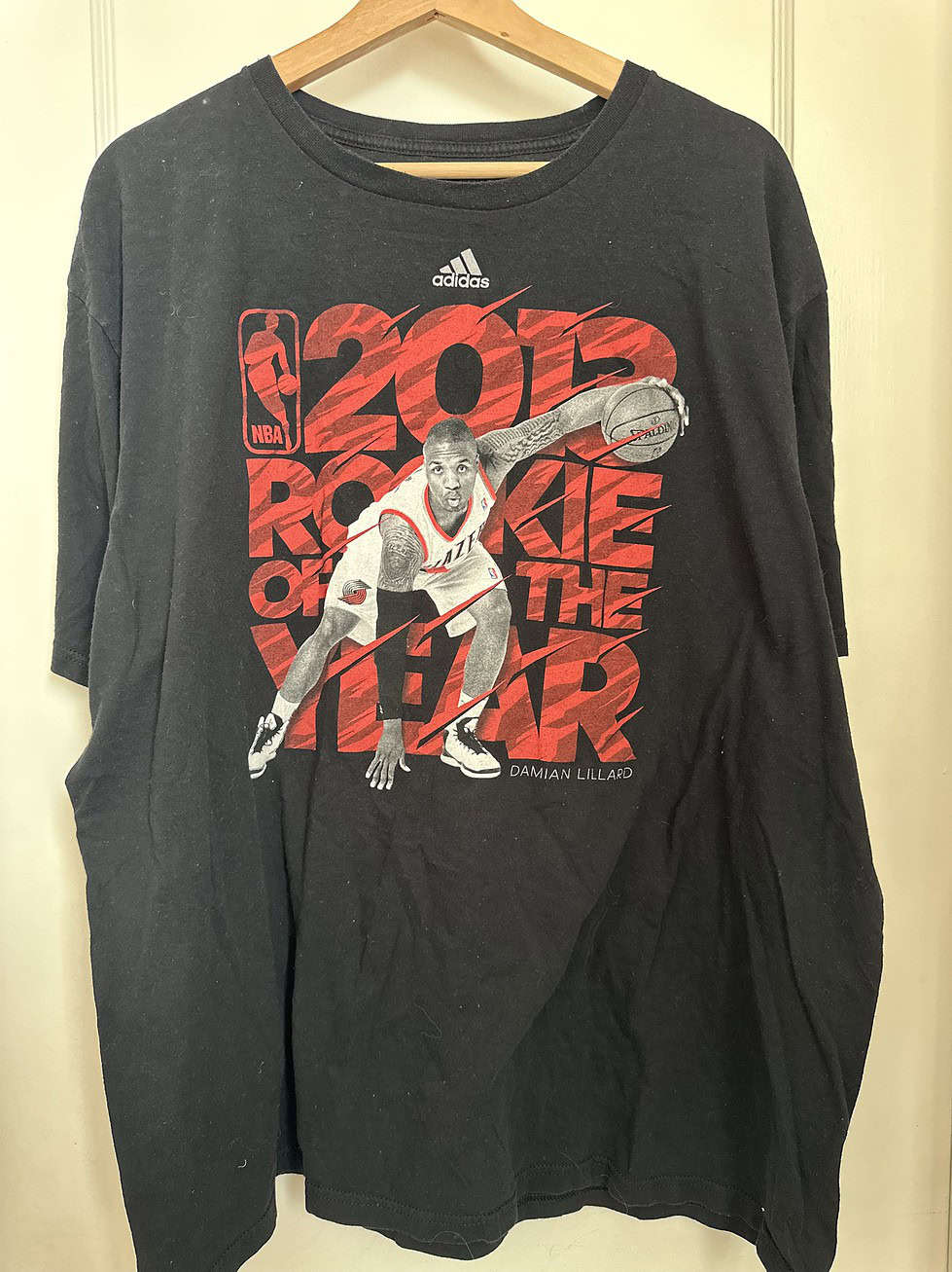 Damian Lillard 2012 Rookie of the Year Adidas T-Shirt