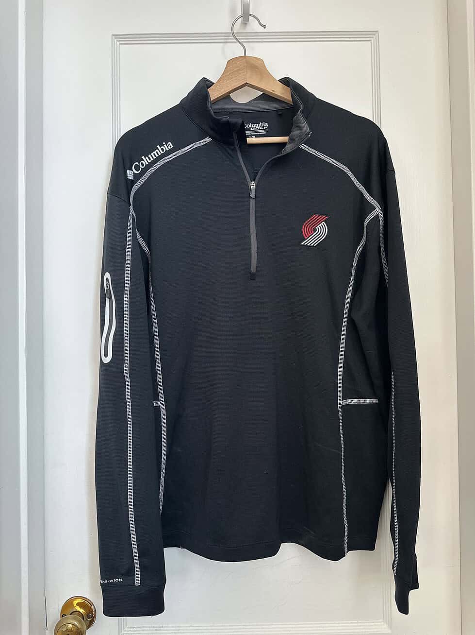 Portland Trail Blazers Columbia Sportswear Golf 1/2 Zip