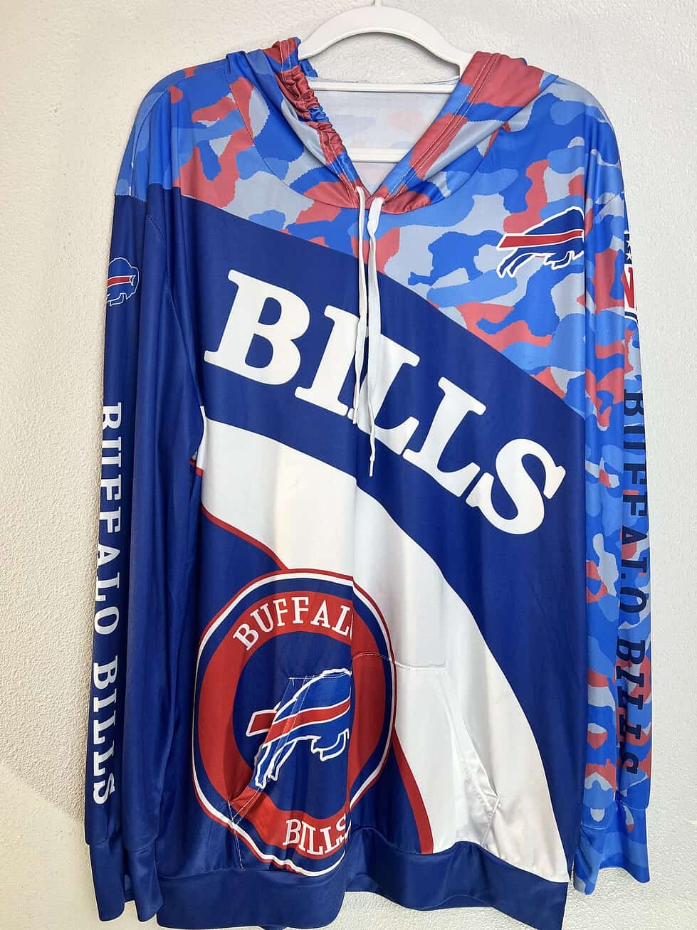 Buffalo Bills Camo Bold Graphic Hoodie