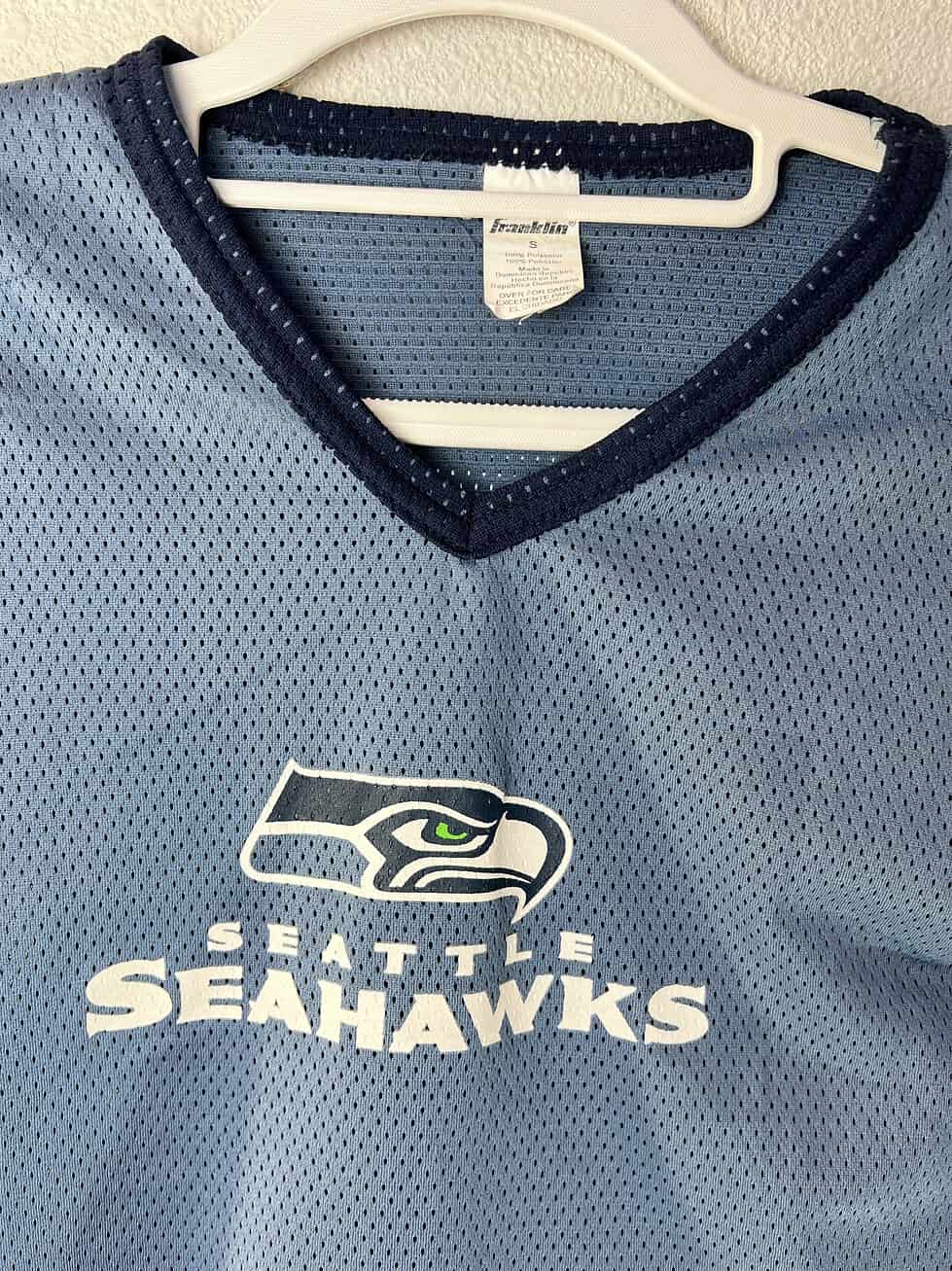 Seattle Seahawks Youth Small #7 Jersey - Image 3
