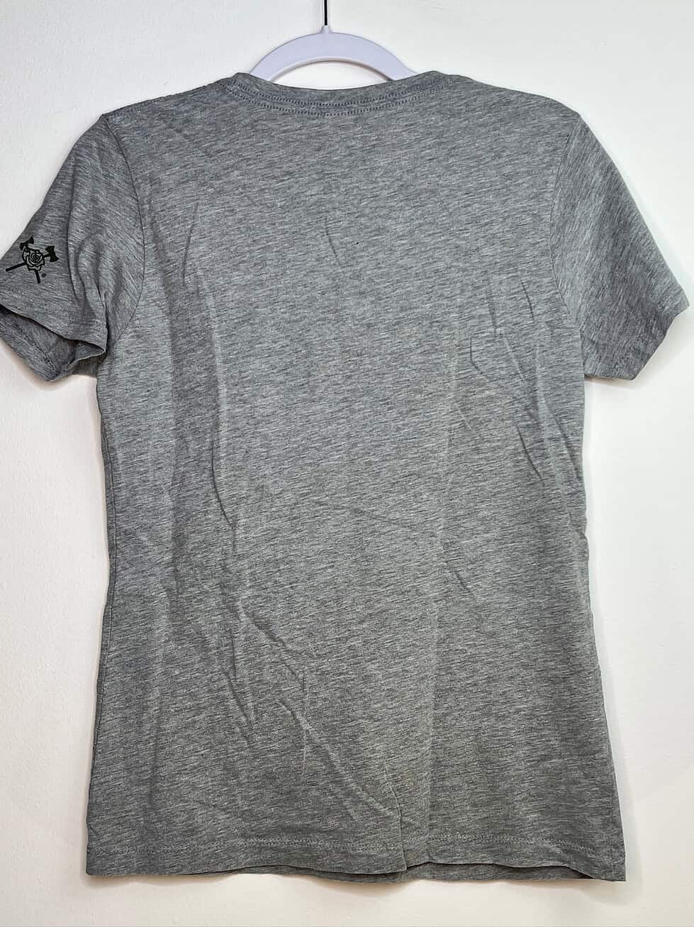 Back view of gray Timbers Army t-shirt