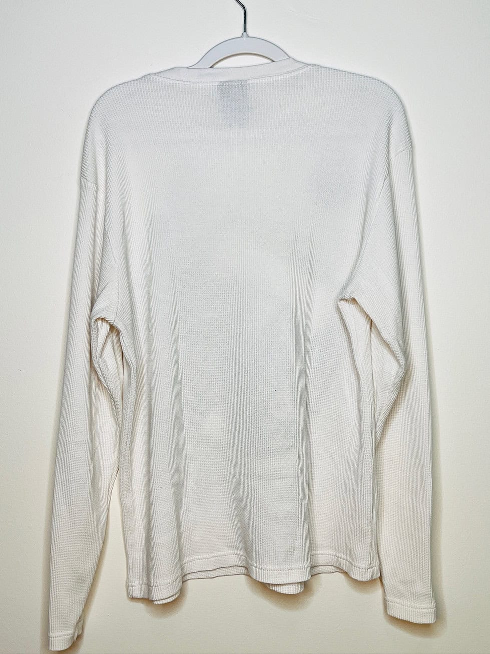 White back of shirt