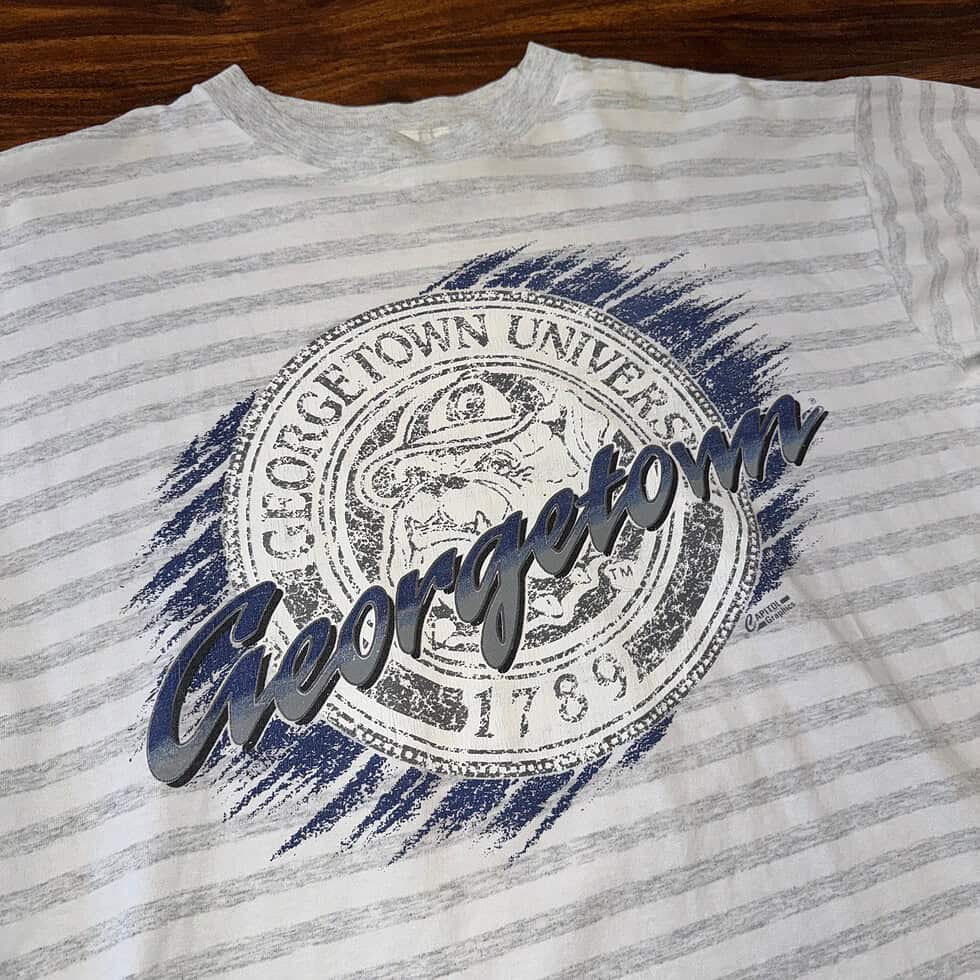Campri Georgetown Hoyas Tee Sz L - Image 2