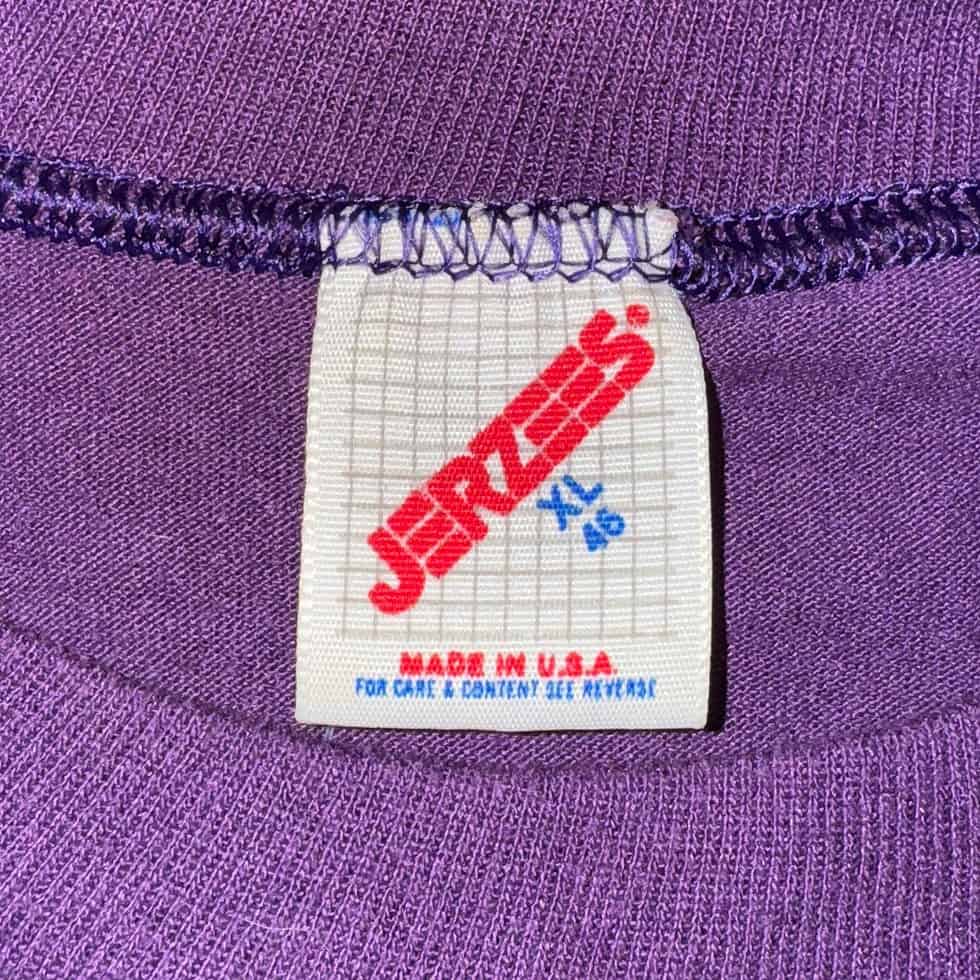 Jerzees 80's Los Angeles Lakers Lakers Kareem Tee Sz XL - Image 3