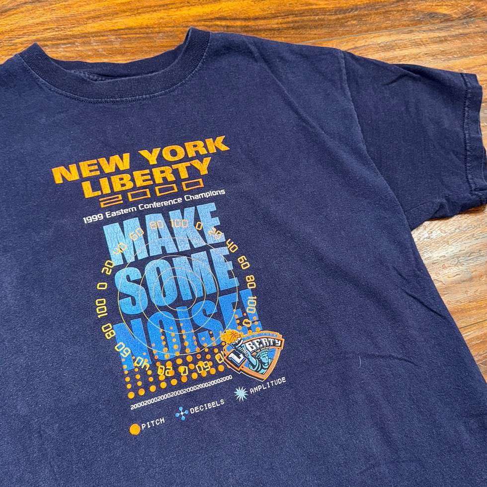 DP 1999 NY Liberty Eastern Conference Champs Tee Sz L - Image 2