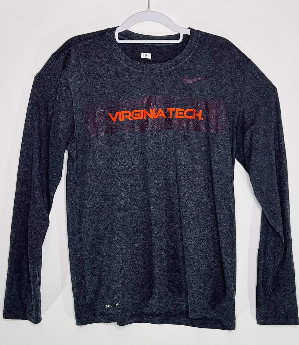 Virginia Tech Nike Dri-FIT Softball Player Tee - Image 2