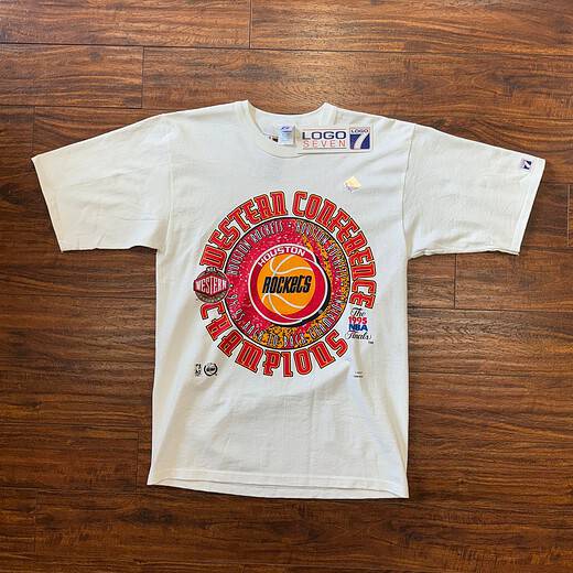 NWT Logo 7 Houston Rockets 1995 WCC Sz M