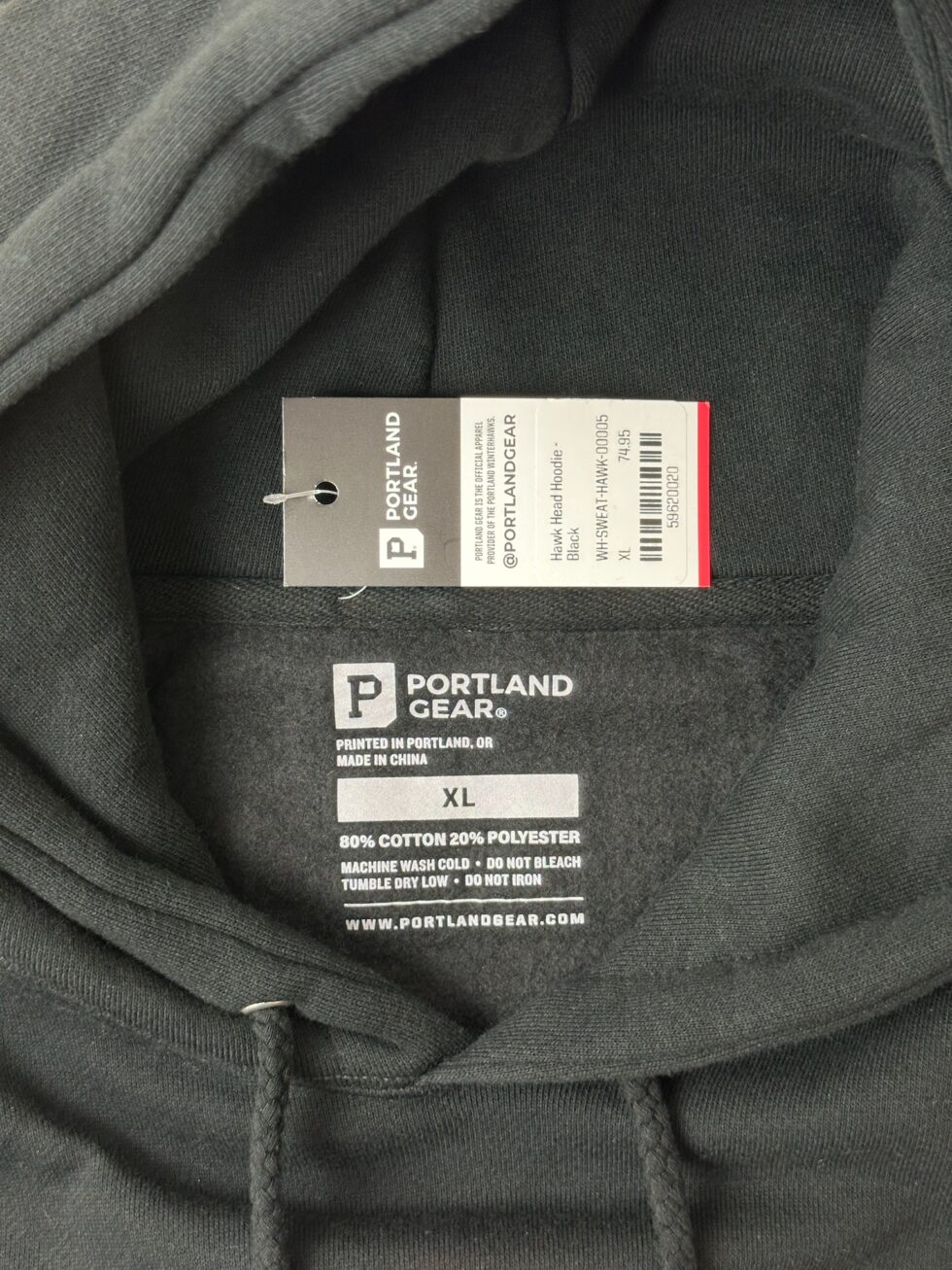 Portland Winterhawks Hawk Head Hoodie - XL - Image 3