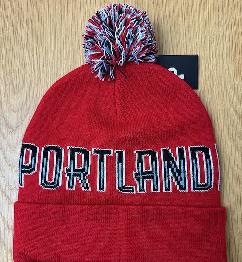 Red Portland Winterhawks Beanie