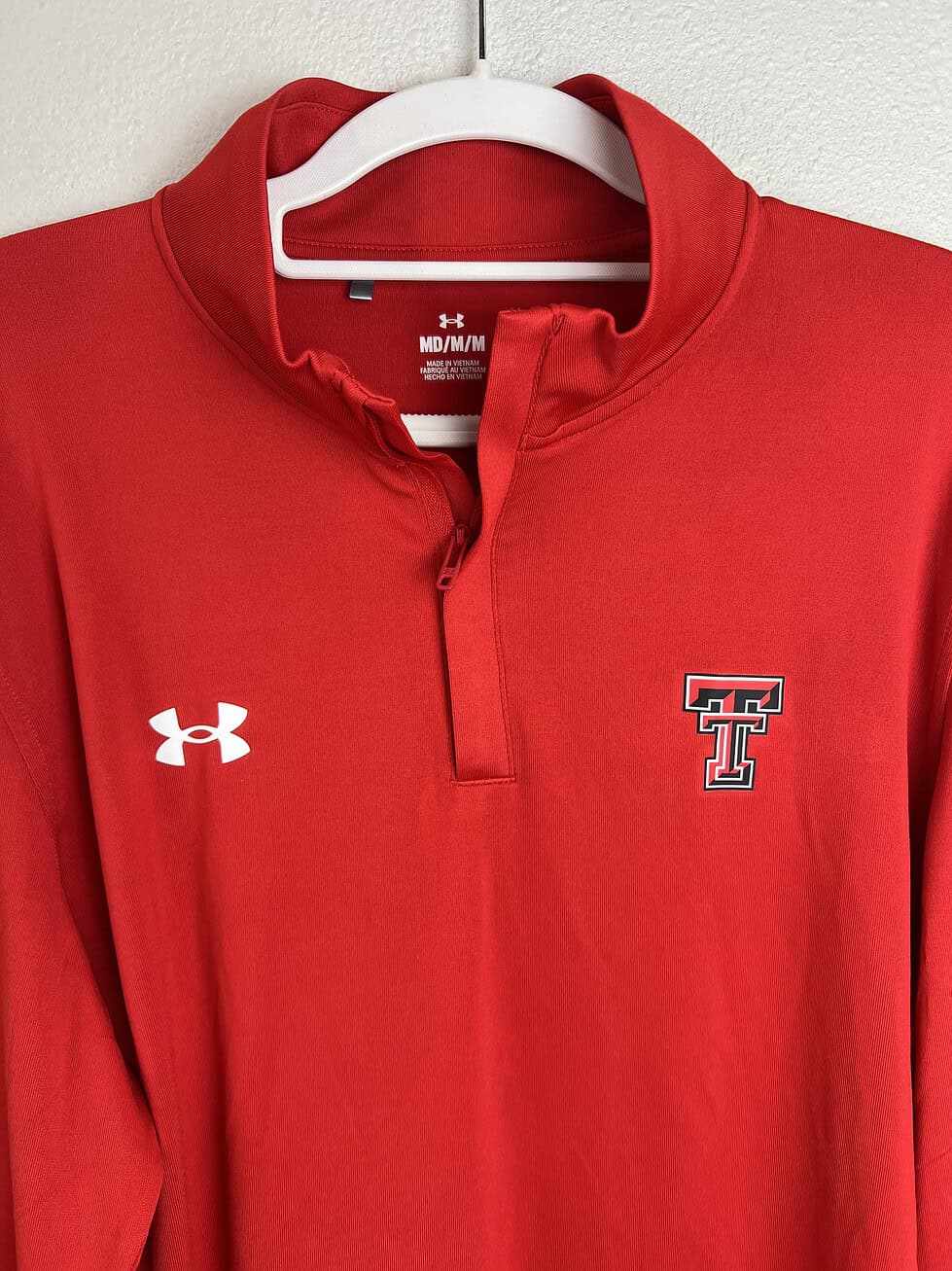 Texas Tech Under Armour Quarter-Zip Pullover (Med) - Image 2