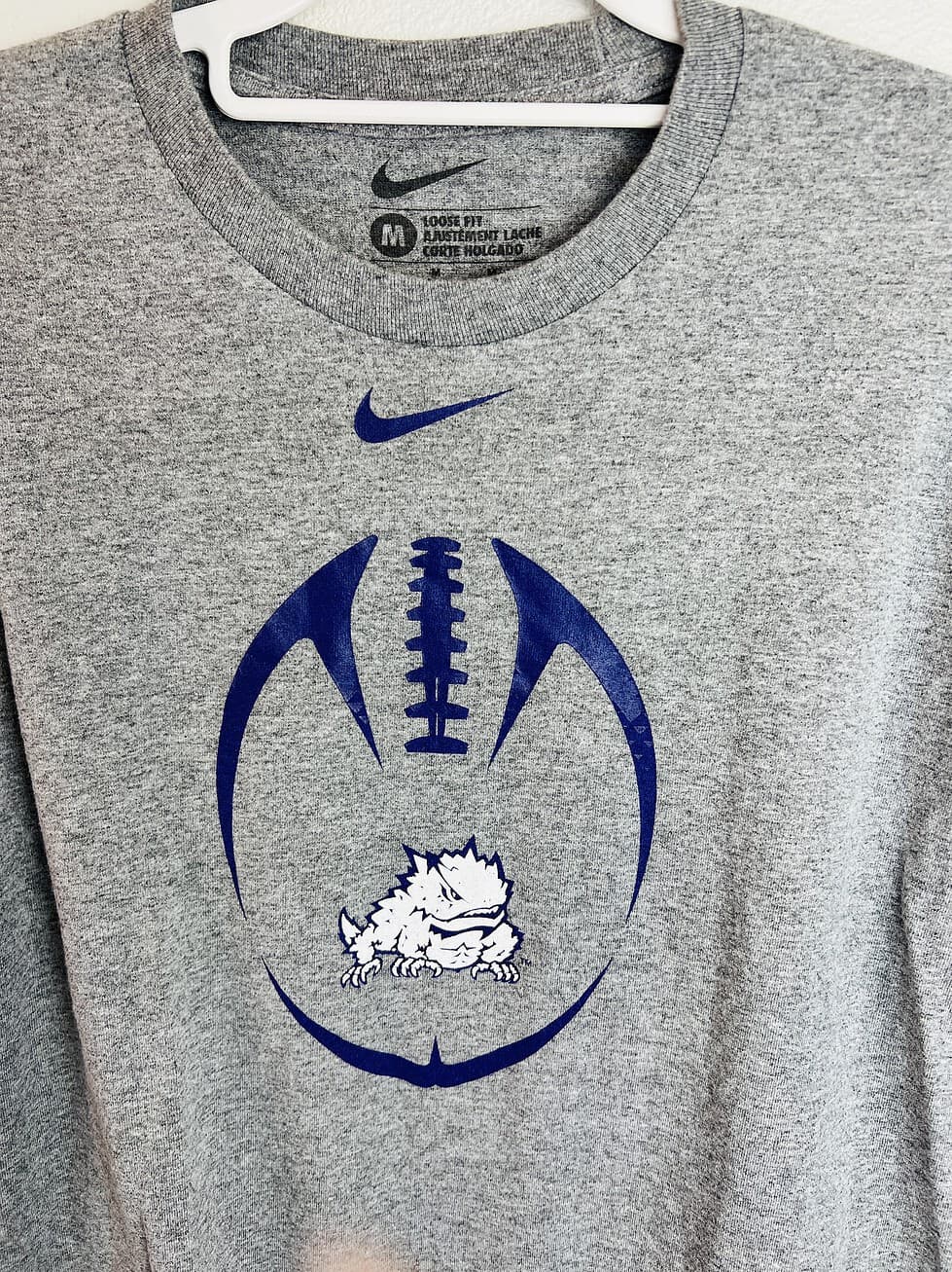 TCU Nike Football Team Tee (Med) - Image 3
