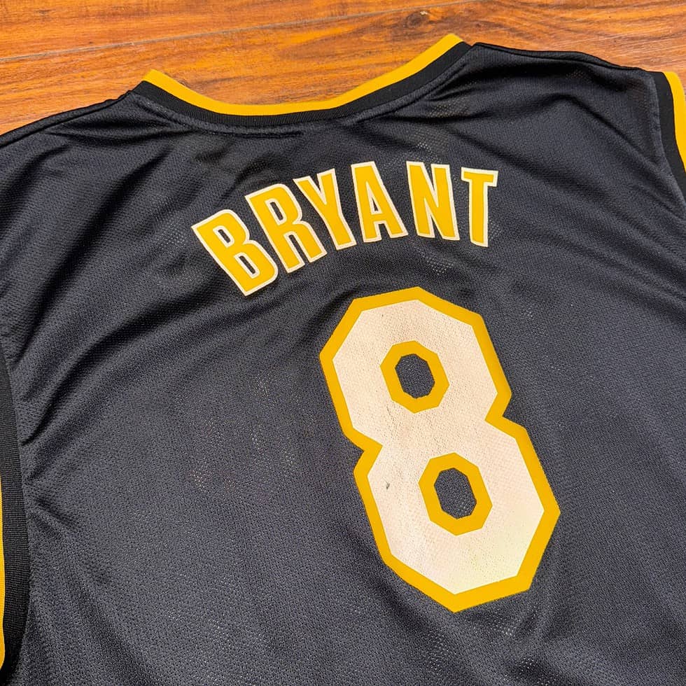 Reebok Los Angeles Lakers Kobe Bryant Black Jersey Sz 2X - Image 6