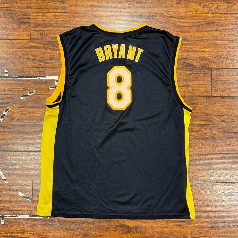 Reebok Los Angeles Lakers Kobe Bryant Black Jersey Sz 2X - Image 5