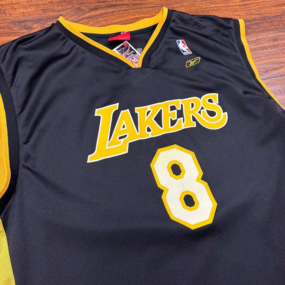 Reebok Los Angeles Lakers Kobe Bryant Black Jersey Sz 2X - Image 2