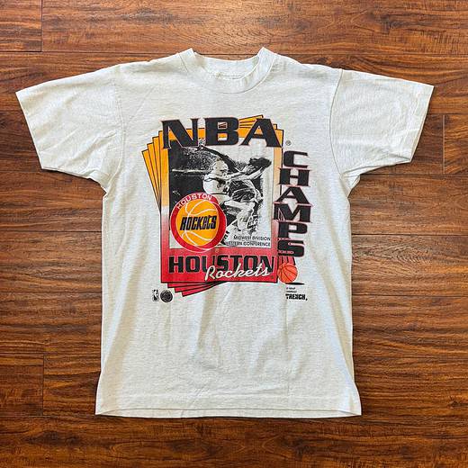 Trench 90's Houston Rockets Tee Sz L
