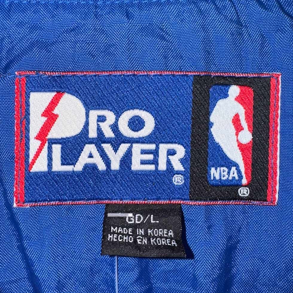 Pro Player Detroit Pistons Grant Hill Windbreaker Sz L - Image 5
