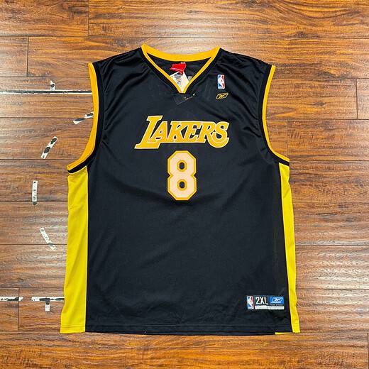 Reebok Los Angeles Lakers Kobe Bryant Black Jersey Sz 2X