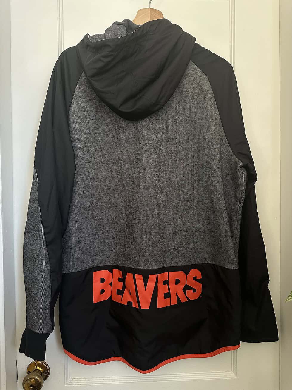 Oregon State Nike Full-Zip Hoodie - Image 2