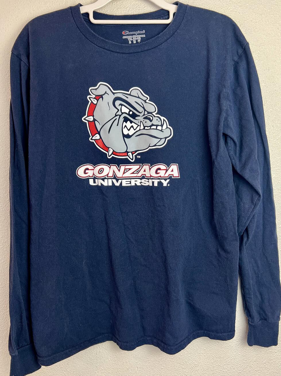Gonzaga Bulldogs Youth XL Long Sleeve Tee