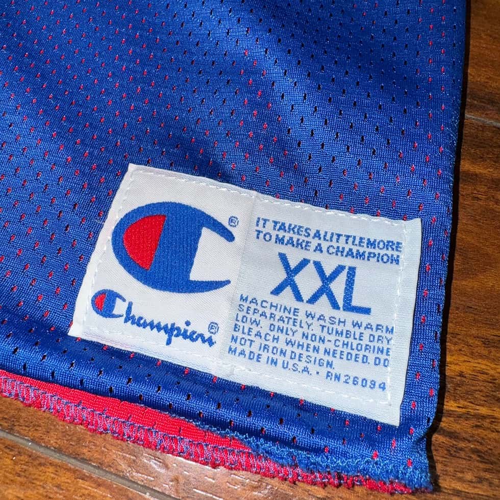 Champion 90's LA Clippers Practice Jersey Sz 2X - Image 2