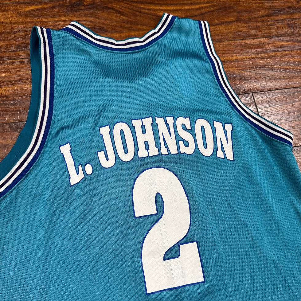 Champion Charlotte Larry Johnson Jersey - Image 5