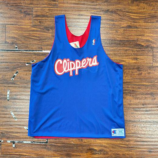 Champion 90's LA Clippers Practice Jersey Sz 2X
