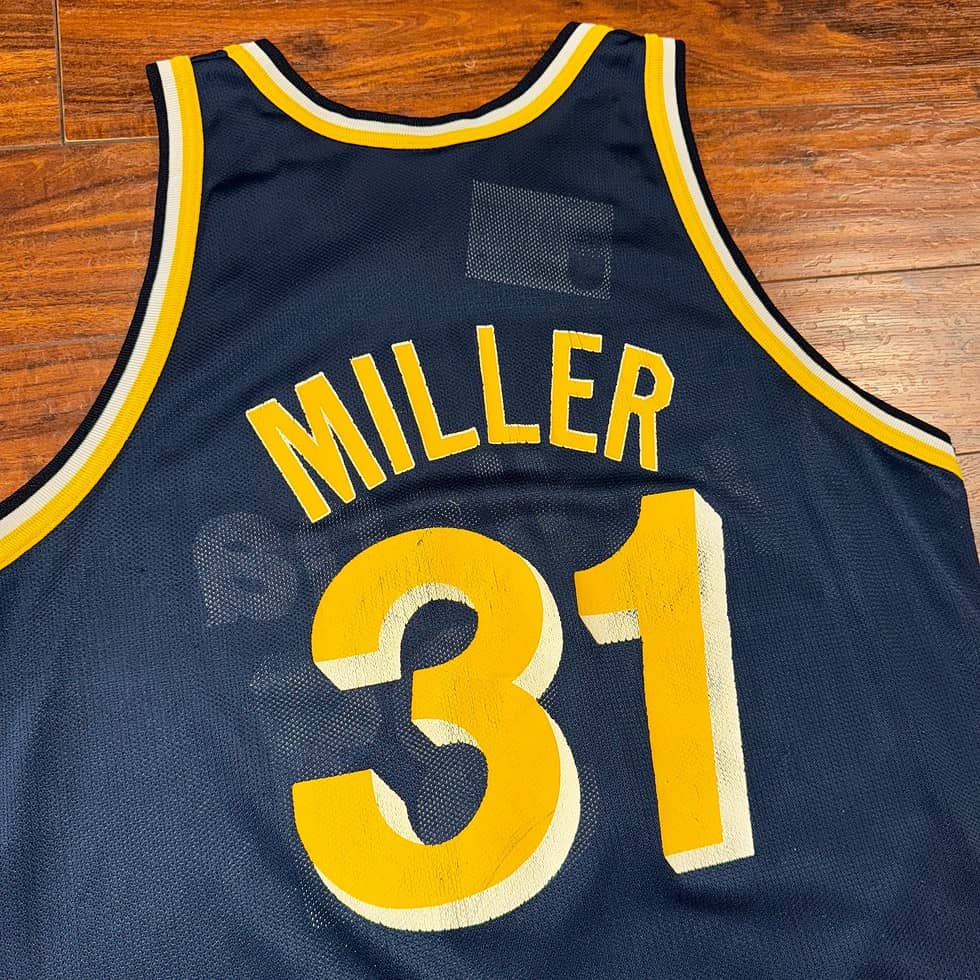 Champion Indiana Pacers Reggie Miller Jersey Sz XL - Image 5