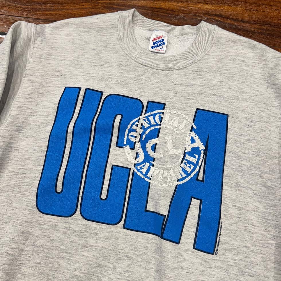 Jerzees 80's UCLA Bruins Crew Sz L - Image 2