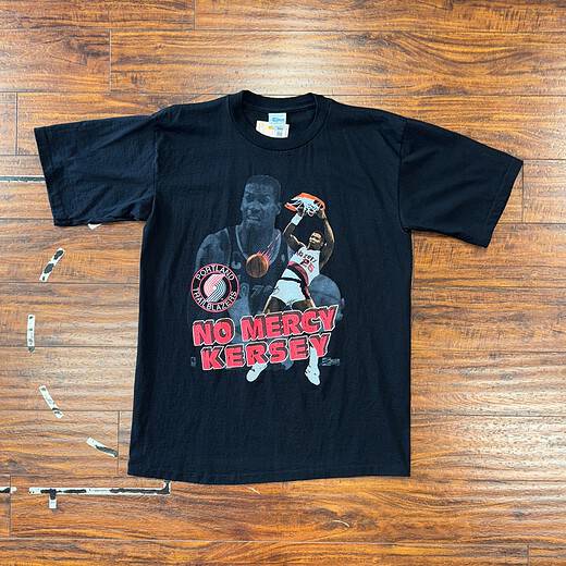 Salem Sportswear Trail Blazers No Jerome Kersey Tee Sz L
