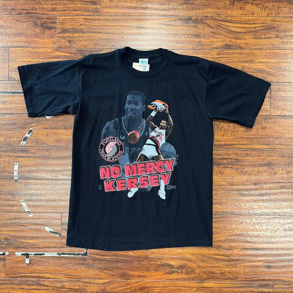 Salem Sportswear Trail Blazers No Jerome Kersey Tee Sz L