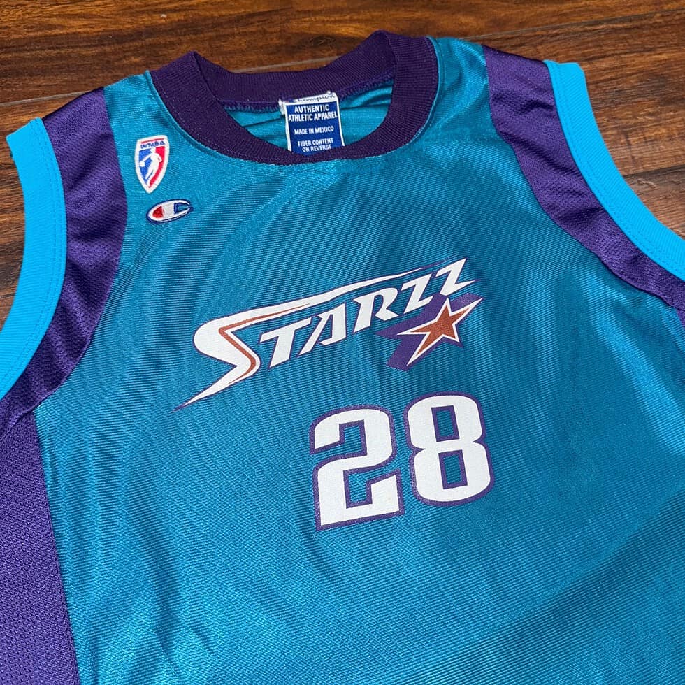 Champion Utah Starzz Elena Baranova Jersey Sz YL - Image 2