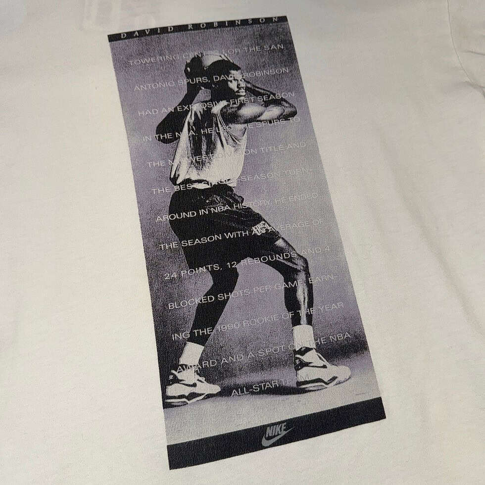 Nike Force David Robinson Tee Sz L - Image 2