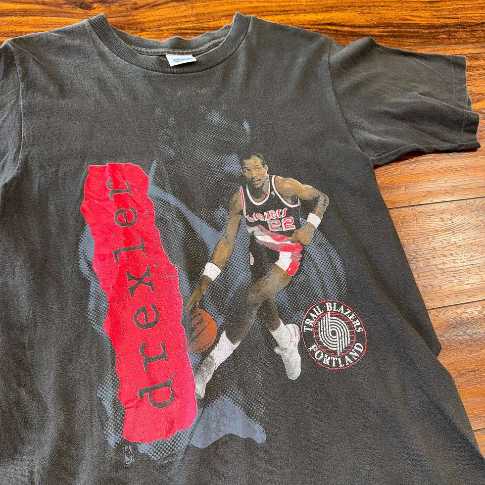 Salem Sportswear 90's Portland Trail Blazers Clyde Drexler Tee Sz M - Image 2