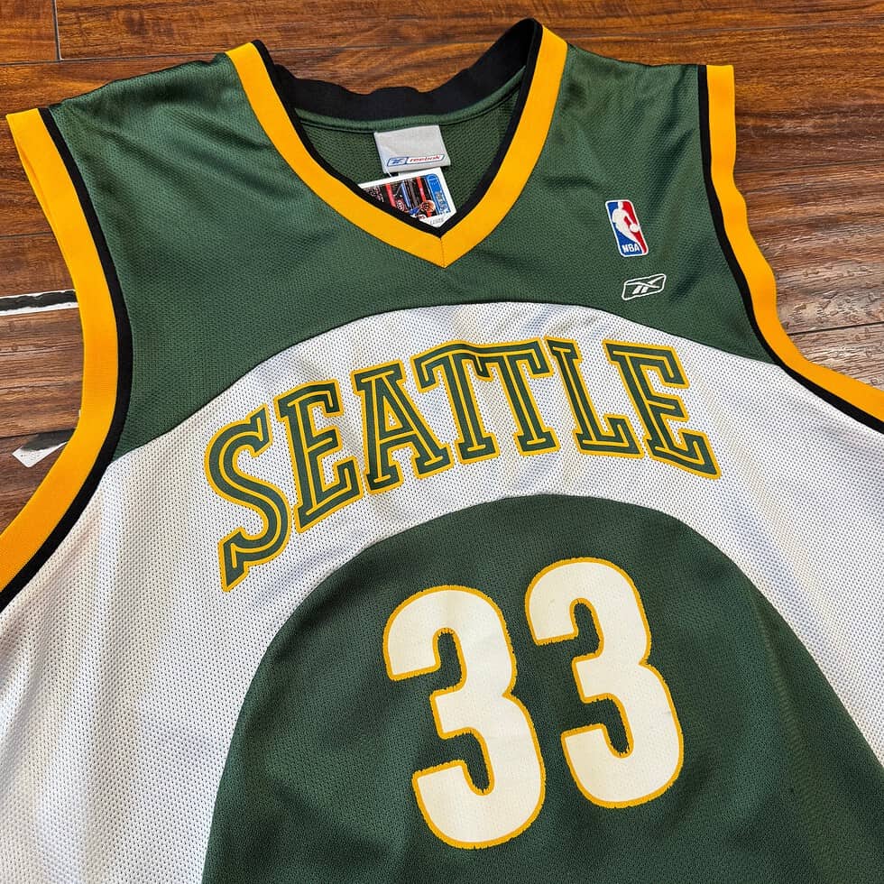 Reebok Seattle SuperSonics Brent Berry Jersey Sz M - Image 2