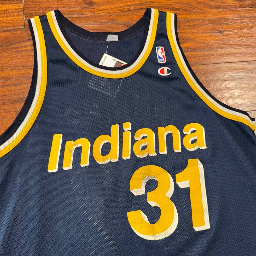 Champion Indiana Pacers Reggie Miller Jersey Sz XL - Image 2