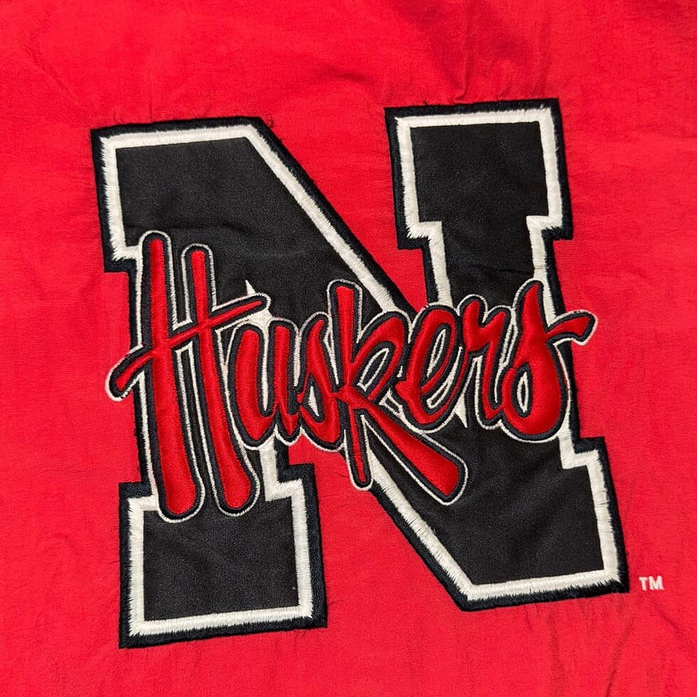 Starter Nebraska Huskers Puffer Jacket Sz YL - Image 7
